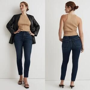 Madewell Curvy 10" High-Rise Skinny Jeans Kingston Wash Size 28